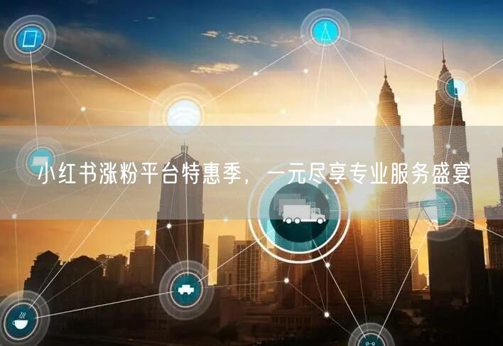 小红书涨粉平台特惠季，一元尽享专业服务盛宴