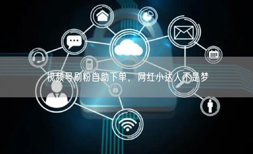 视频号刷粉自助下单，网红小达人不是梦