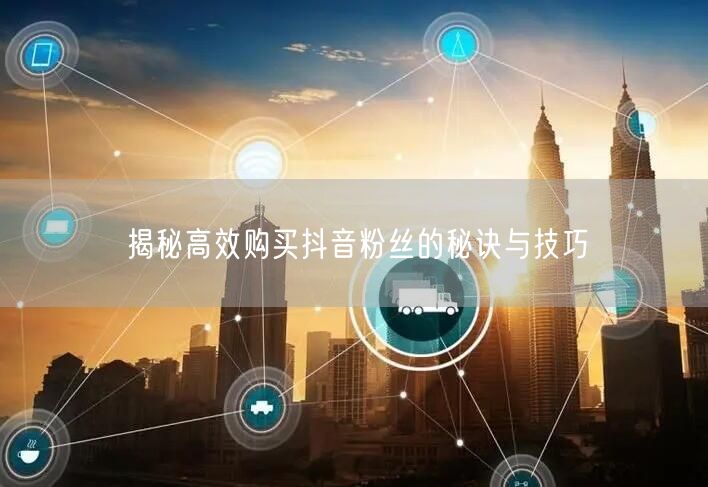 揭秘高效购买抖音粉丝的秘诀与技巧